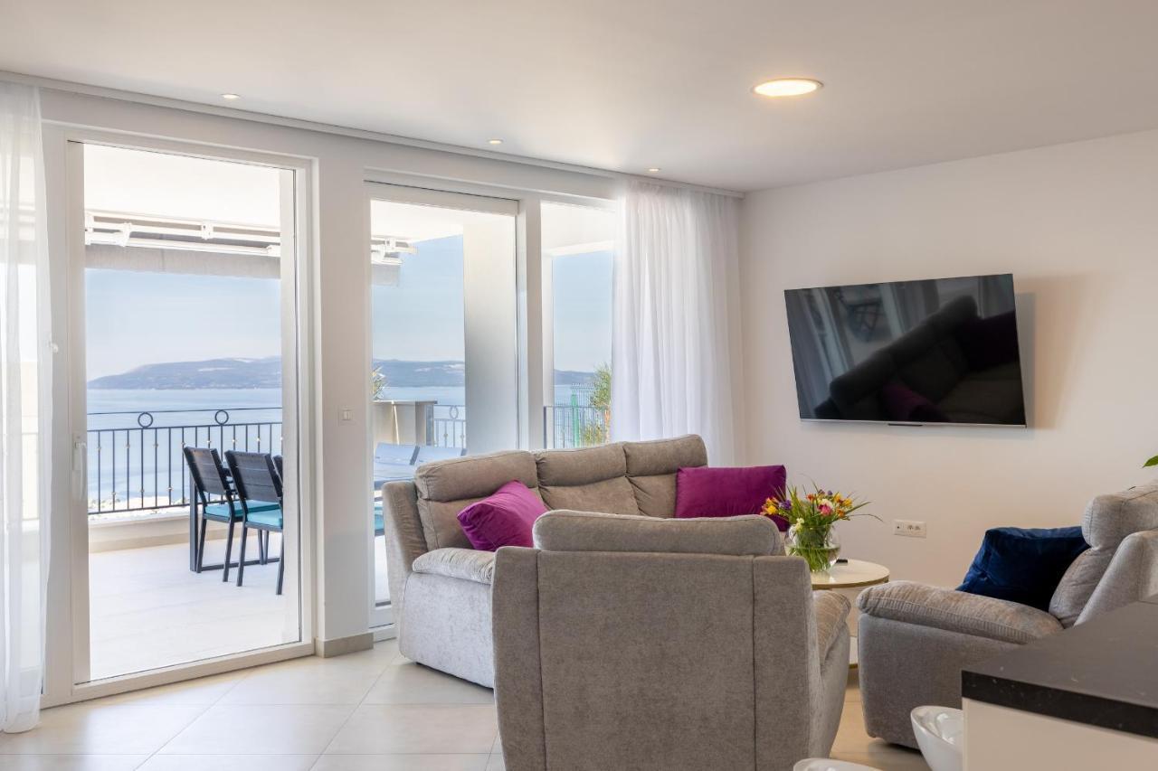 Villa Smaragd - Lapis - Luxury Apartment With Shared Pool Makarska Luaran gambar