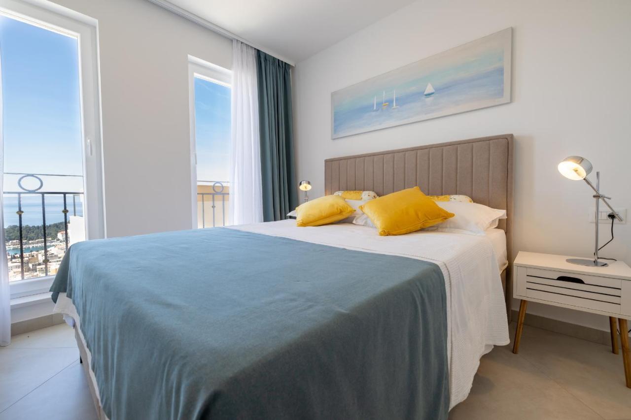Villa Smaragd - Lapis - Luxury Apartment With Shared Pool Makarska Luaran gambar