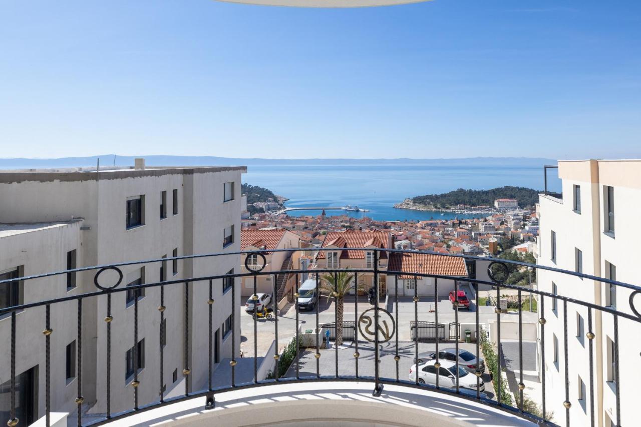 Villa Smaragd - Lapis - Luxury Apartment With Shared Pool Makarska Luaran gambar