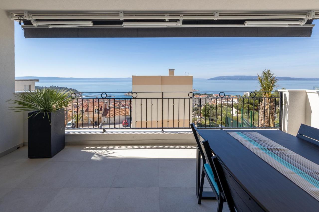 Villa Smaragd - Lapis - Luxury Apartment With Shared Pool Makarska Luaran gambar